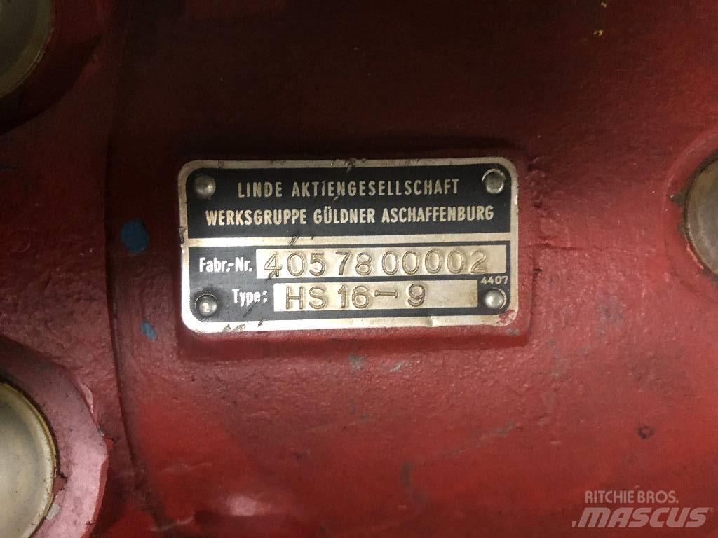 Linde HS16-9 Ostale komponente