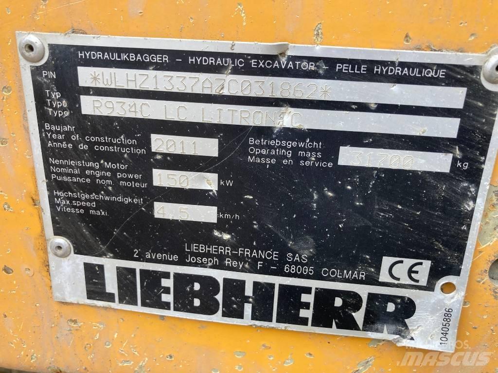 Liebherr R 934 C Bageri gusjeničari