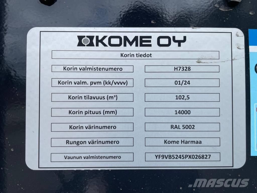 Kome BMPV-5i Prikolice za piljevinu