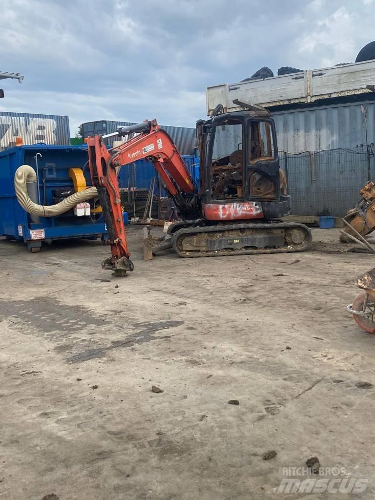Kubota U 55-4 Boom I dipper ruke