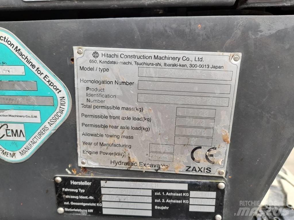 Hitachi ZX 140 W-6 Bageri na kotačima
