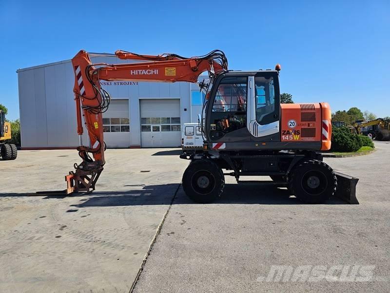 Hitachi ZX 145 W-3 Bageri na kotačima