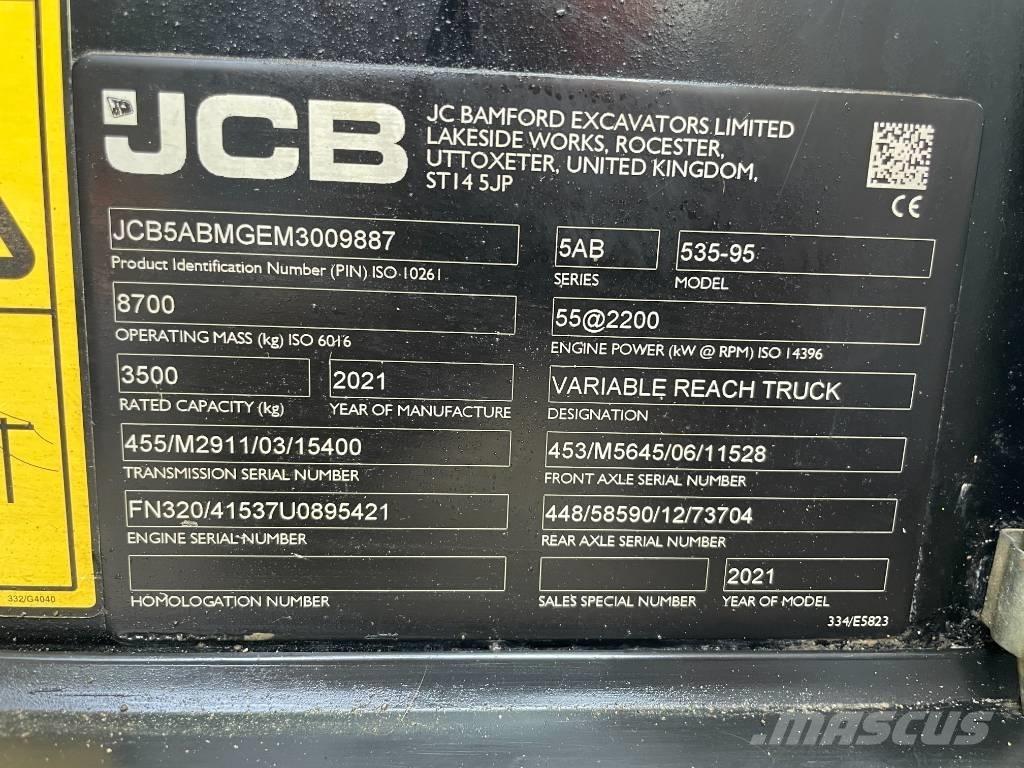 JCB 535-95 Teleskopski viličari