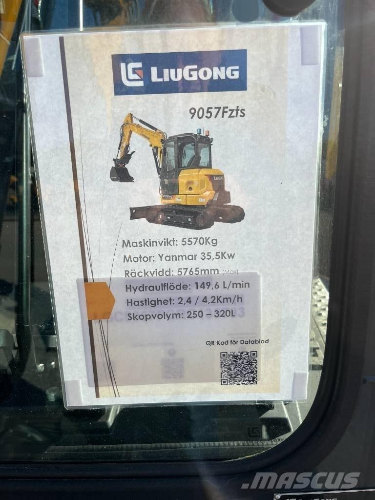 LiuGong 9057 FZTS Mini bageri <7t