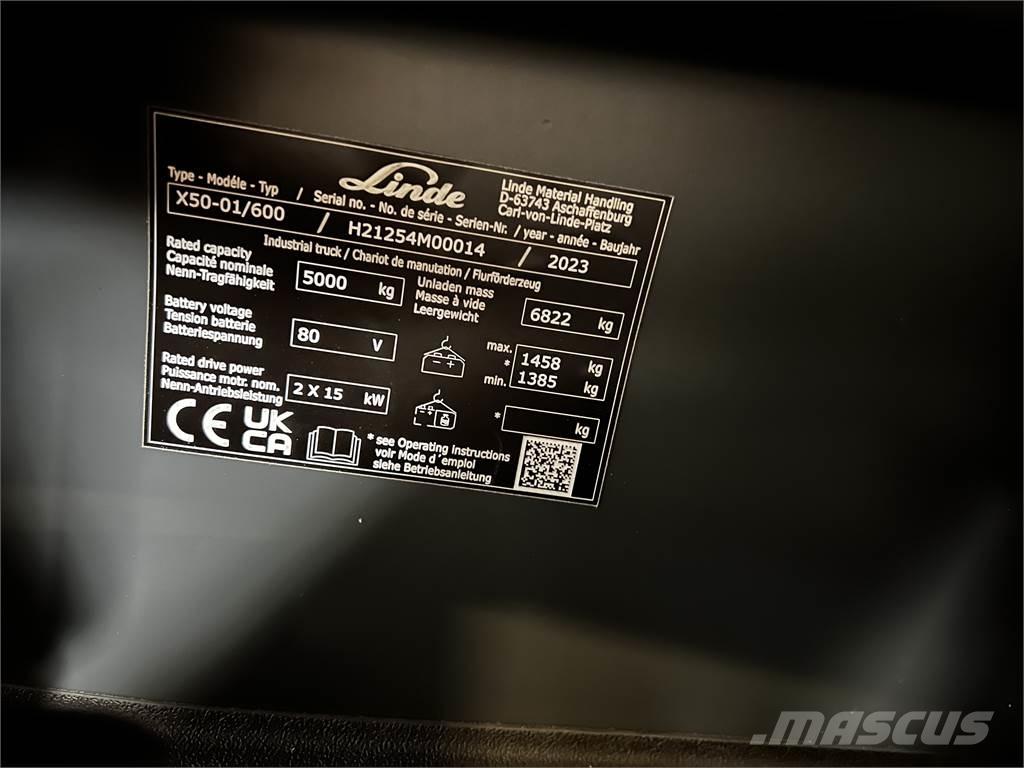 Linde X50 Električni viličari