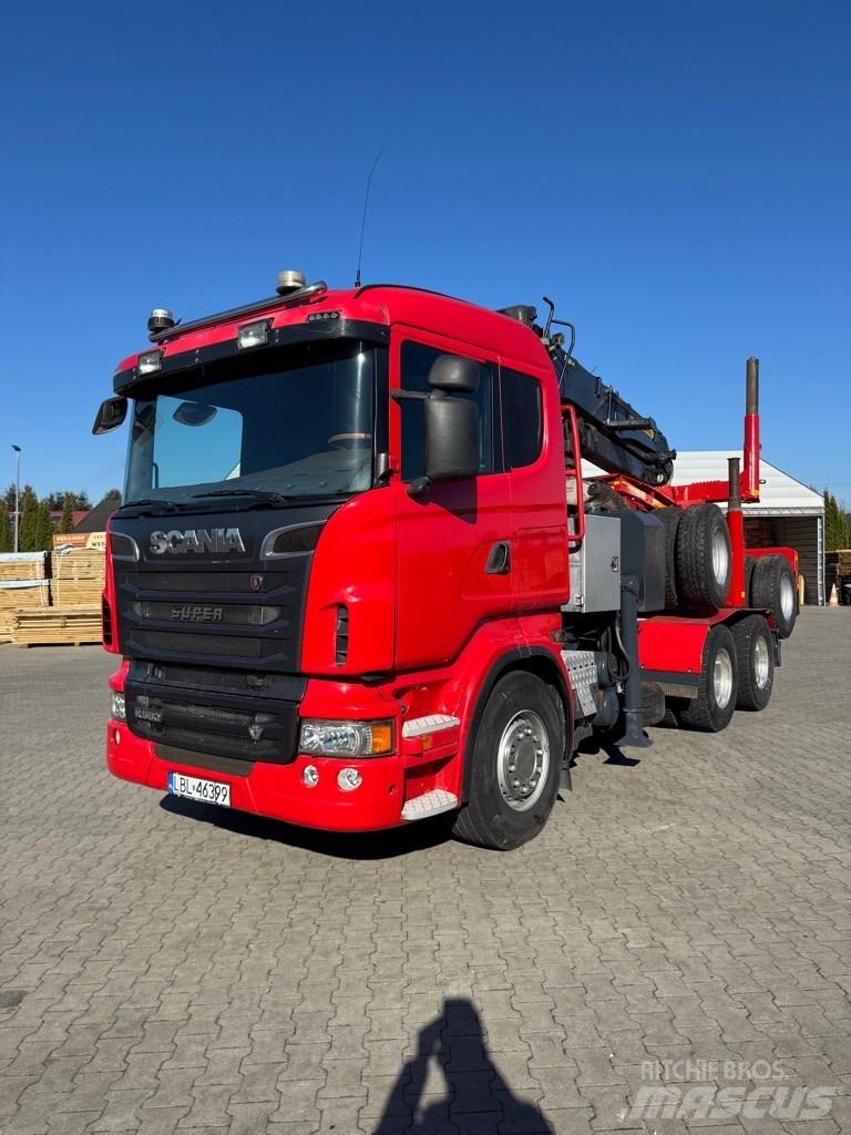 Scania R 560 Kamioni za drva