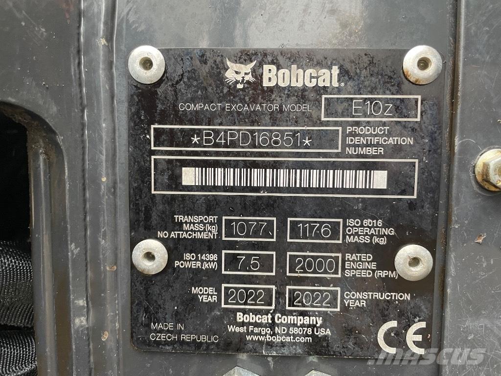 Bobcat E 10z Mini bageri <7t