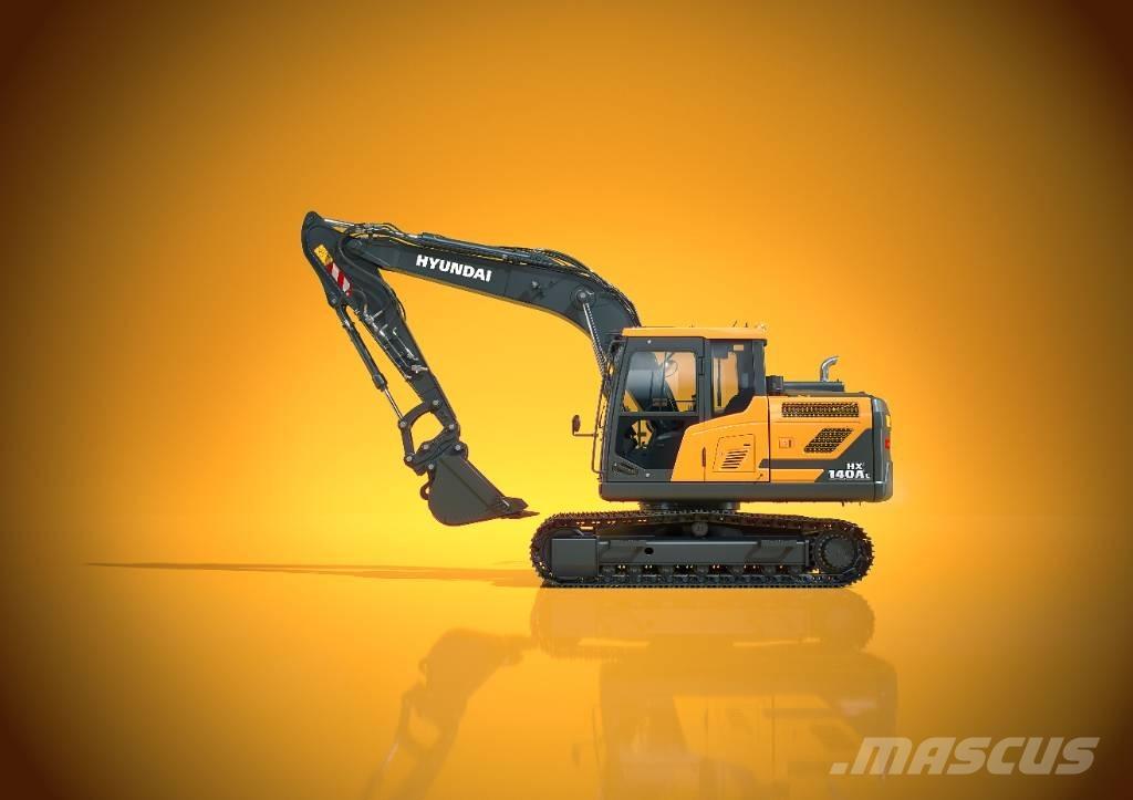 Hyundai HX 140 AL Bageri gusjeničari