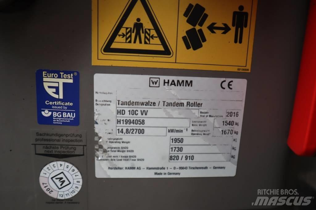 Hamm HD 10C VV Valjci sa dvojnim bubnjem