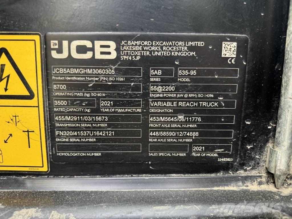 JCB 535-95 Teleskopski viličari