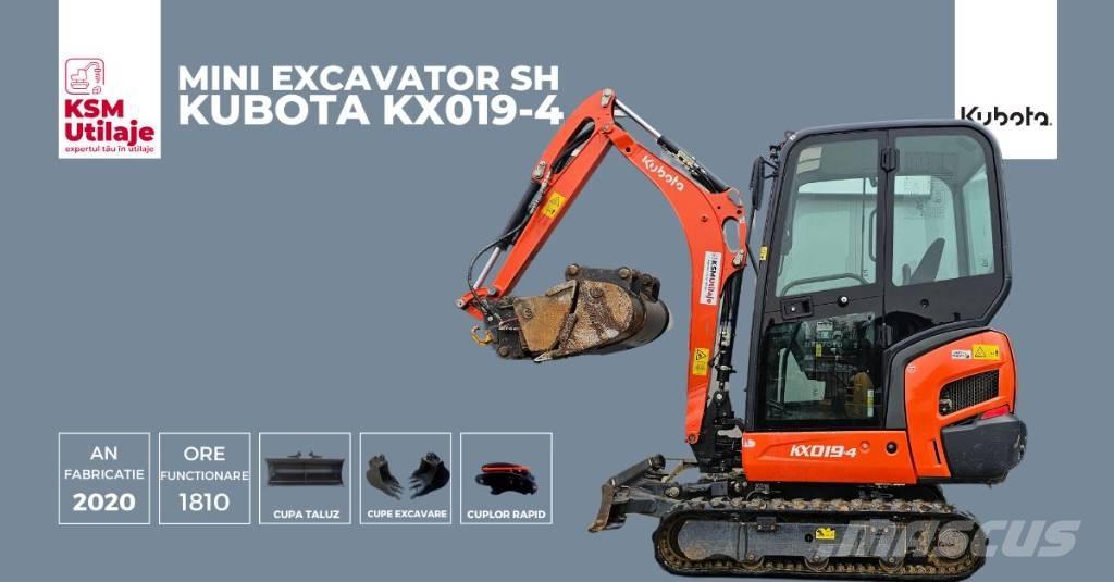 Kubota KX 019-4 Mini bageri <7t