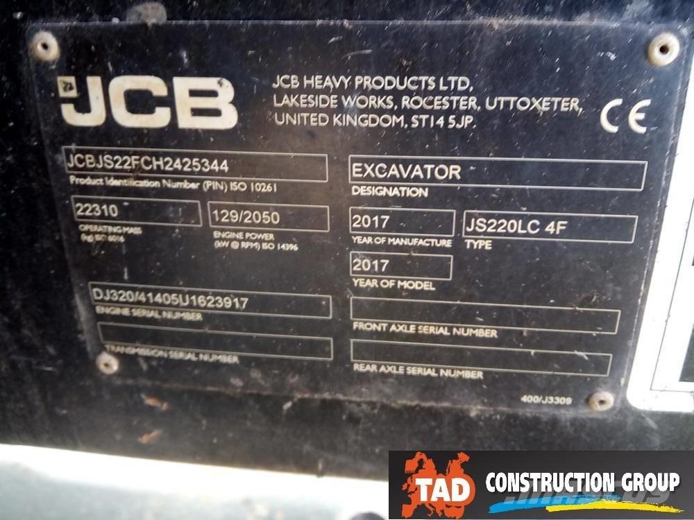 JCB JS 220 LC Bageri gusjeničari