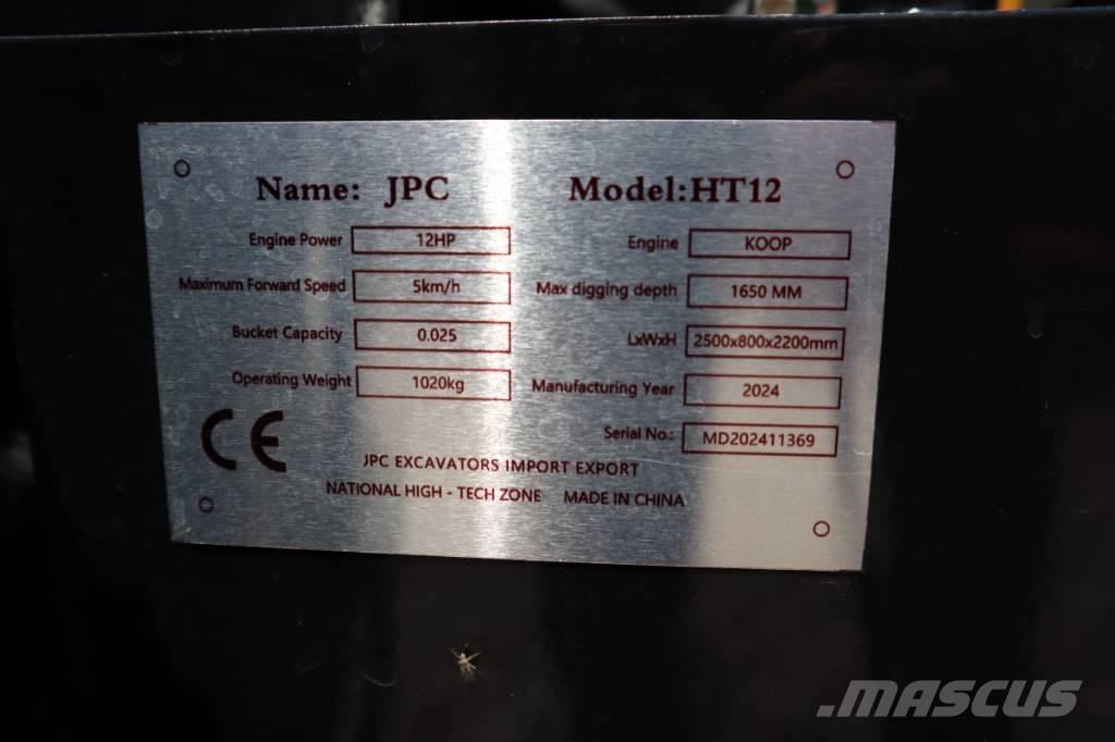 JPC HT12 Mini bageri <7t
