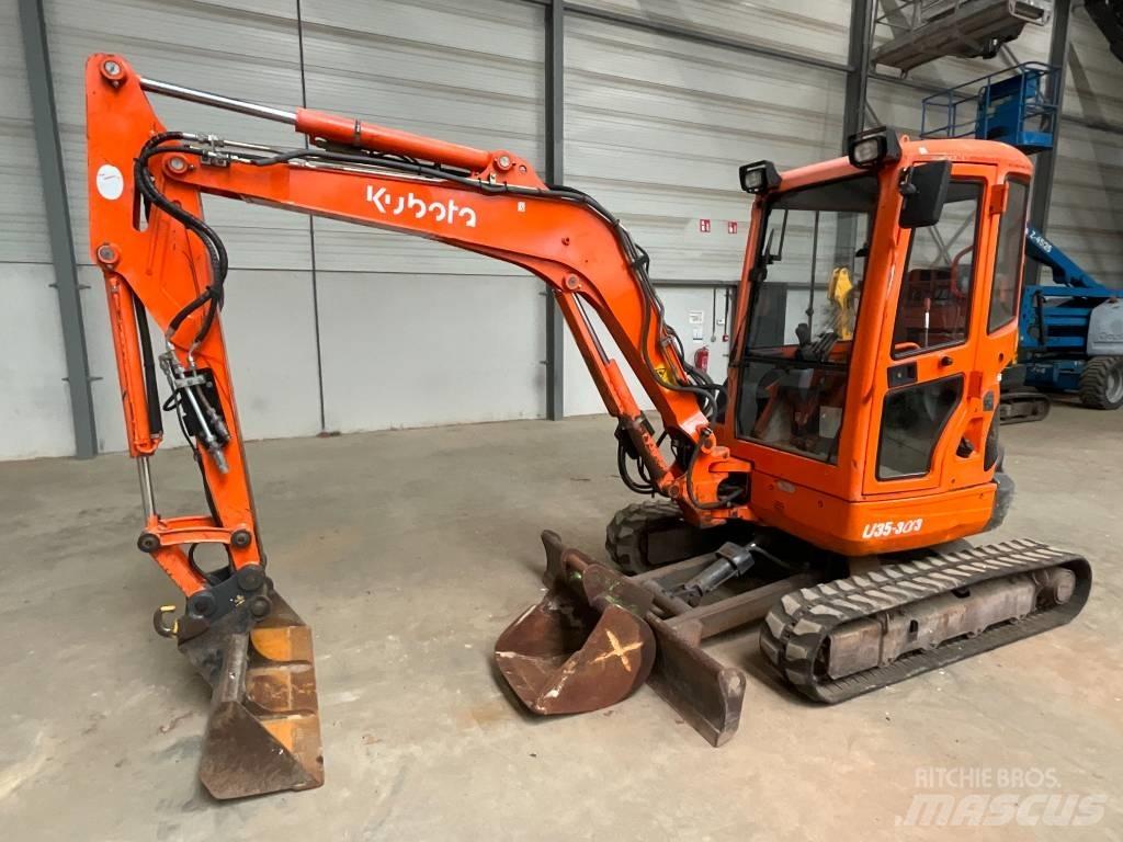 Kubota U 35-3 A 3 Mini bageri <7t