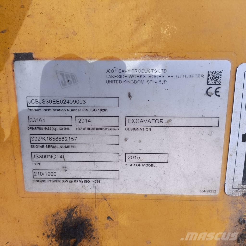 JCB JS 300 Bageri gusjeničari