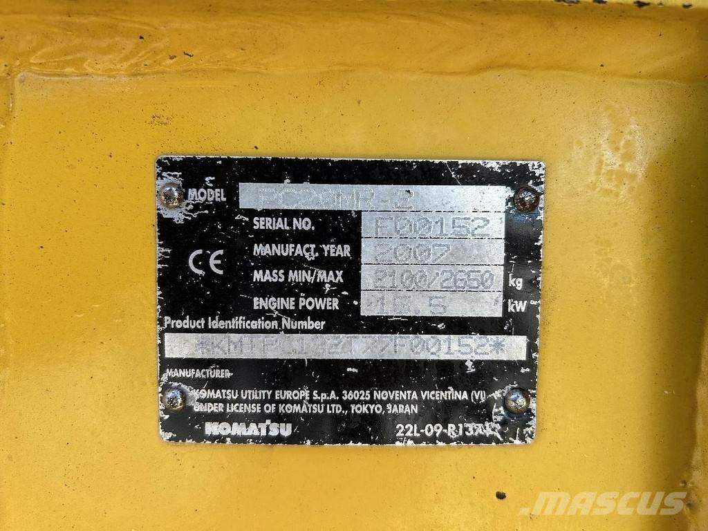 Komatsu PC20MR-2 Mini bageri <7t