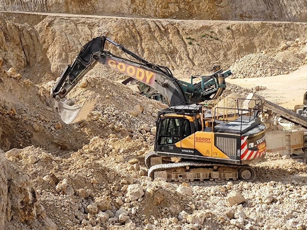 Volvo EC 250 EL Bageri gusjeničari