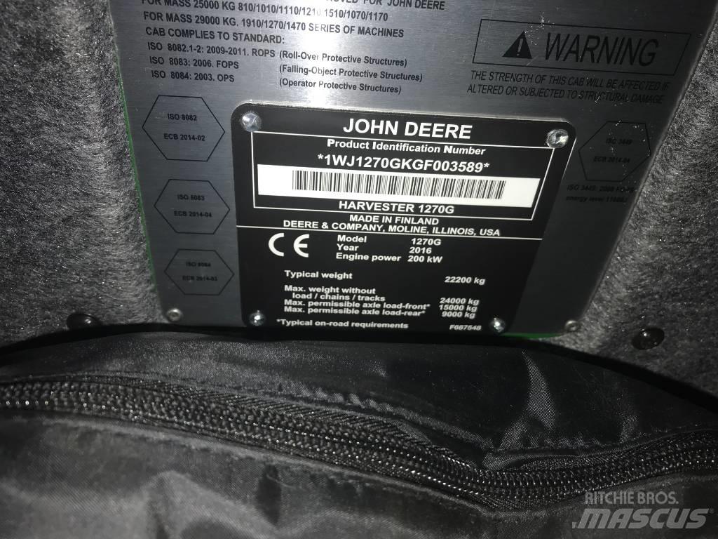 John Deere 1270G Harversteri