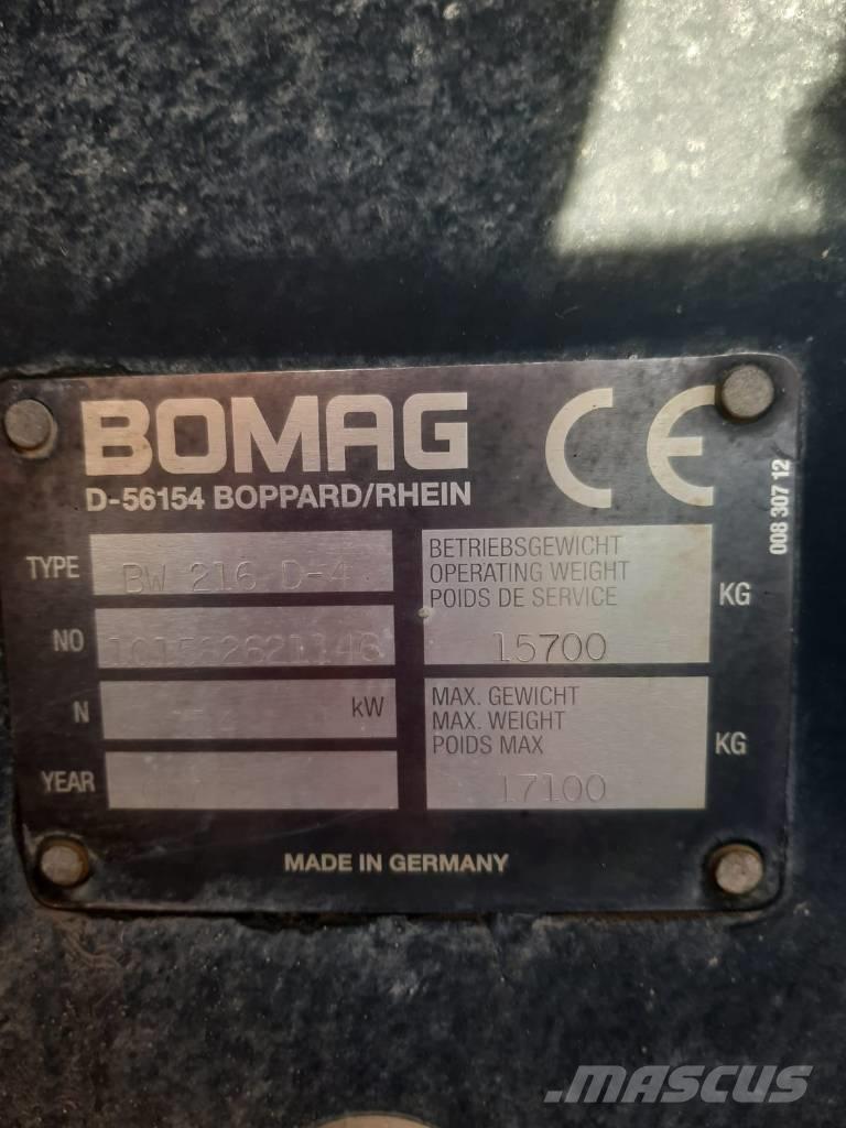 Bomag BW 216 D-4 Kompaktori zemlje