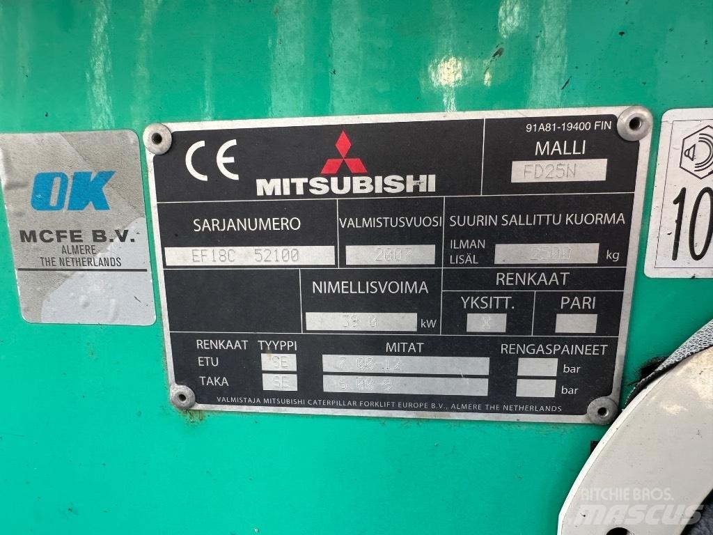 Mitsubishi FD25N Dizelski viličari