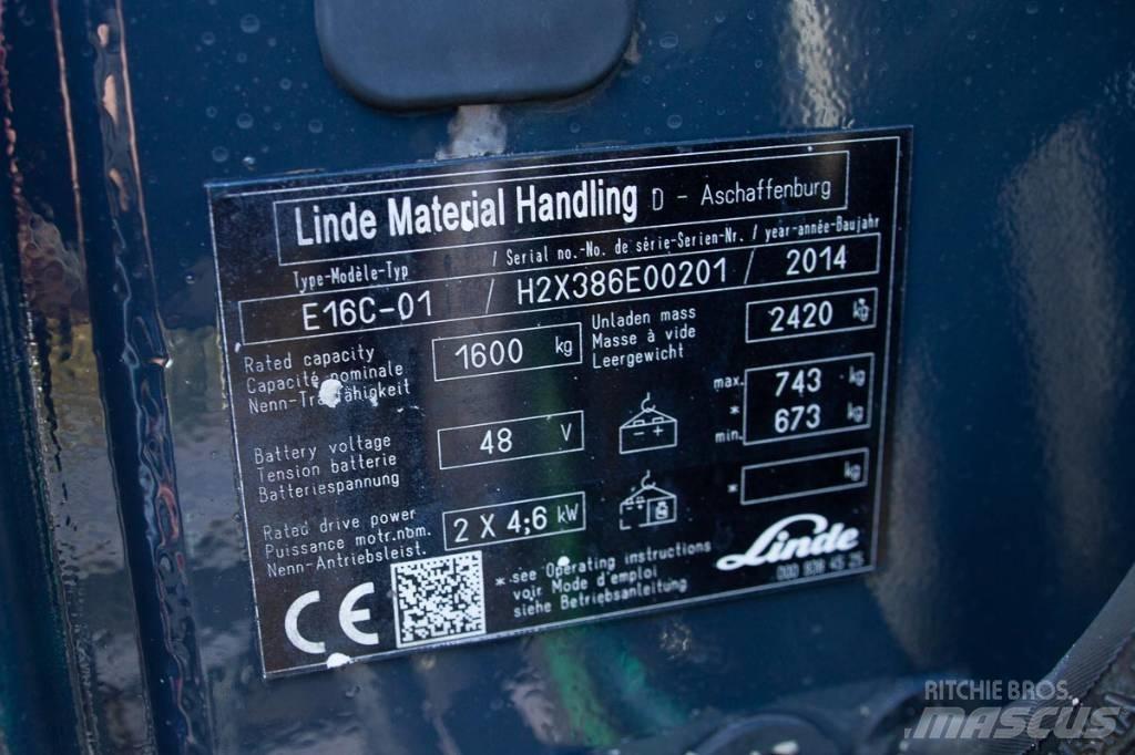 Linde E 16 Električni viličari