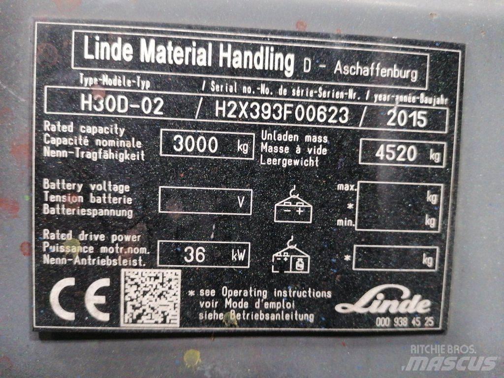Linde H30D-02 Dizelski viličari