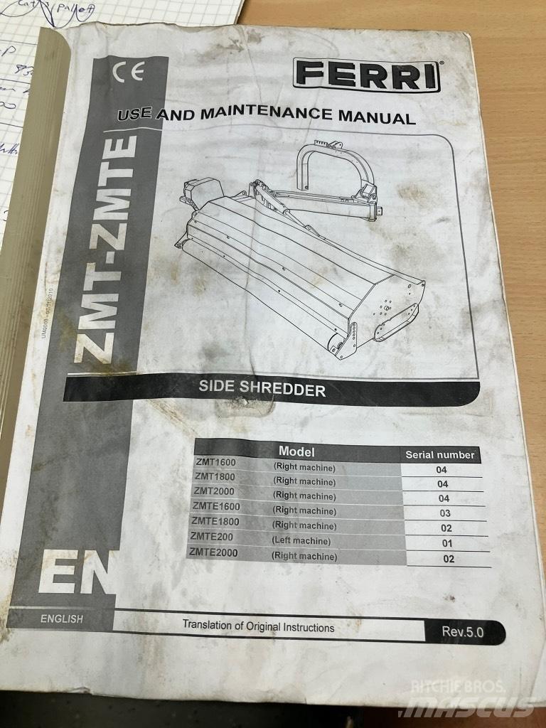 Ferri ZMTE 2000 Kosilice za pašnjak