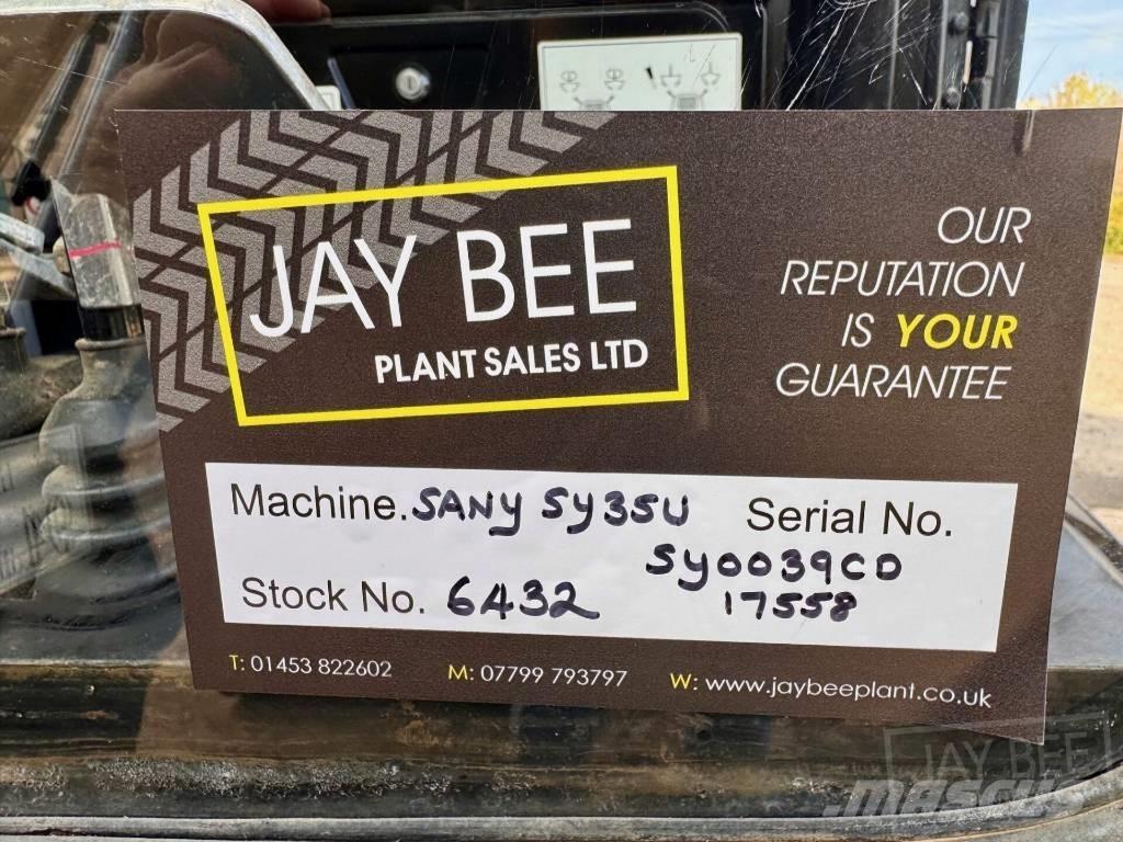 Sany SY 35 U Mini bageri <7t