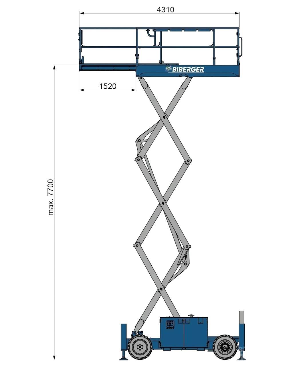 Genie GS 2669 RT Škaraste platforme