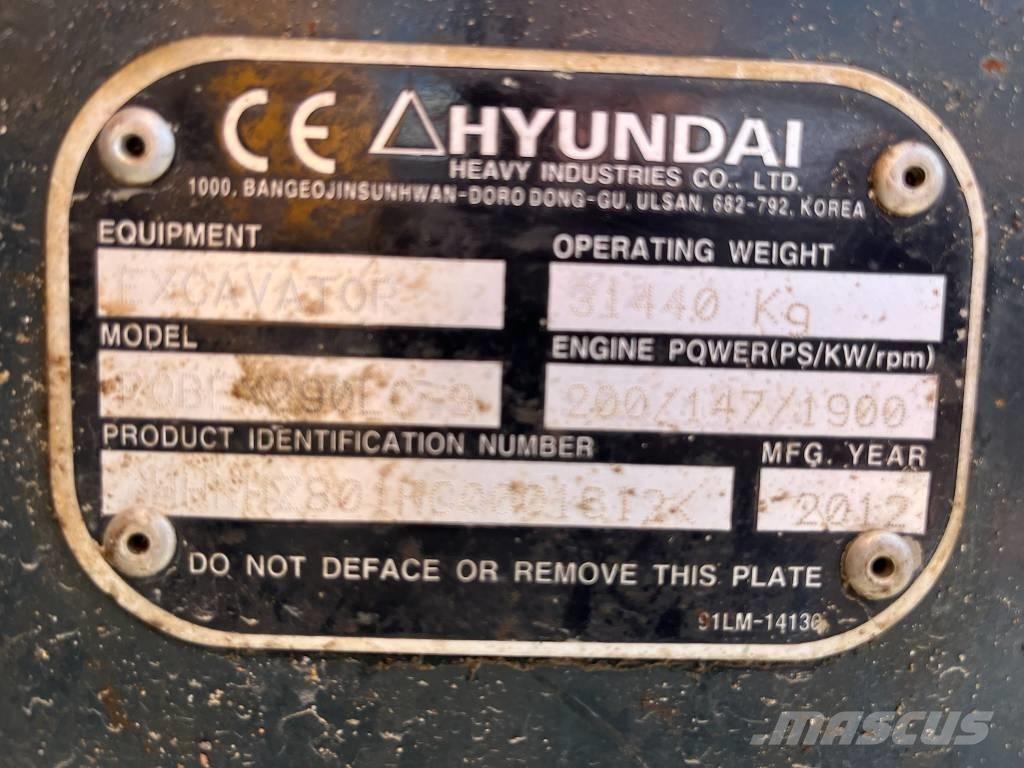 Hyundai Robex 290-9 Bageri gusjeničari