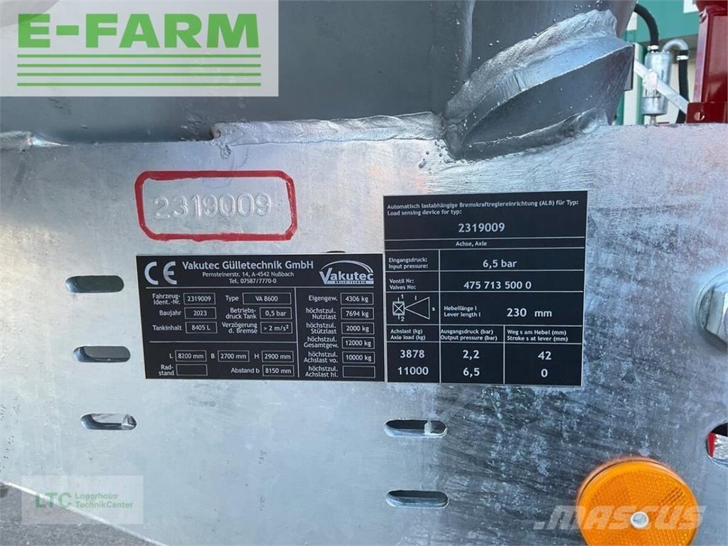  va 8600 Drugi strojevi za gnojenje i dodatna oprema