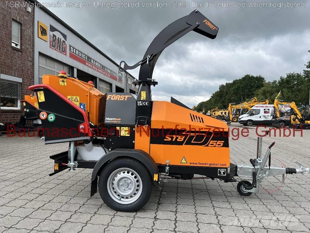  Först ST8D55 -Demo- Drobilice za drvo / čiperi