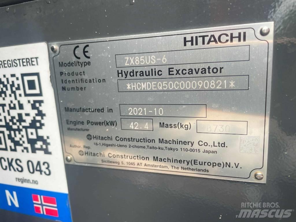 Hitachi ZX 85 US-6 Midi bageri 7t – 12t