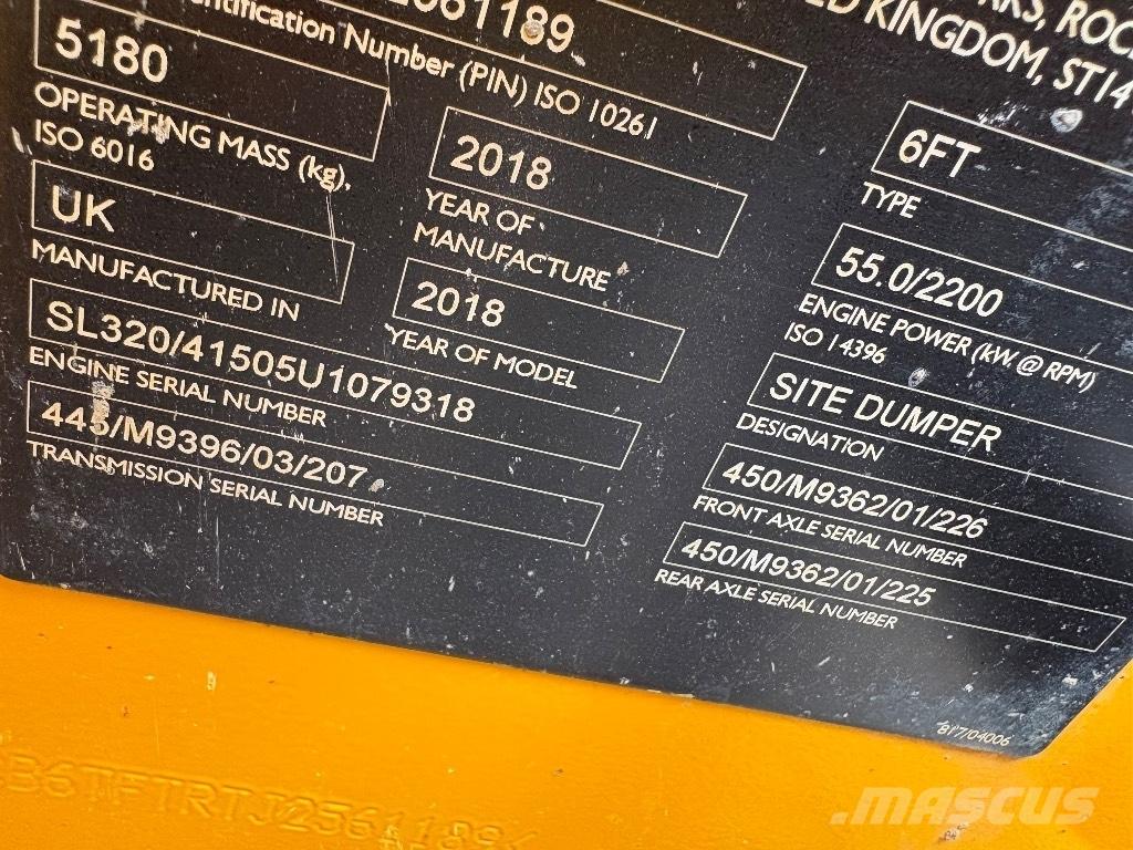 JCB 6T FT Demperi za gradilišta