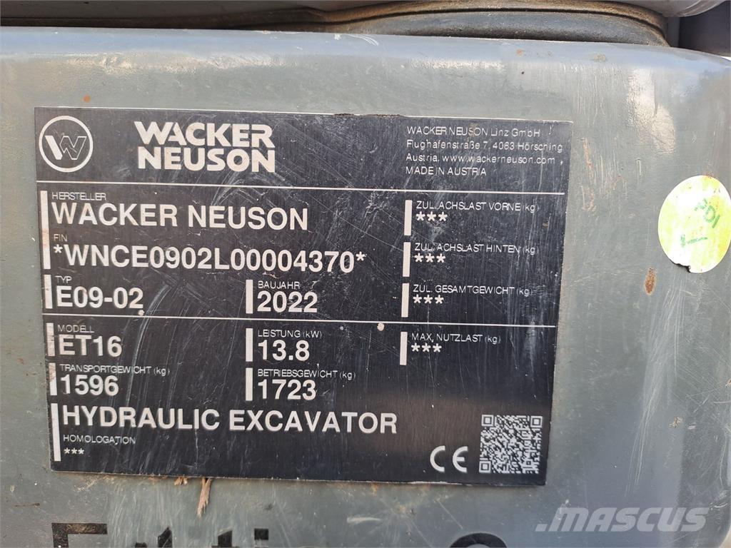 Wacker Neuson ET16 Bageri gusjeničari