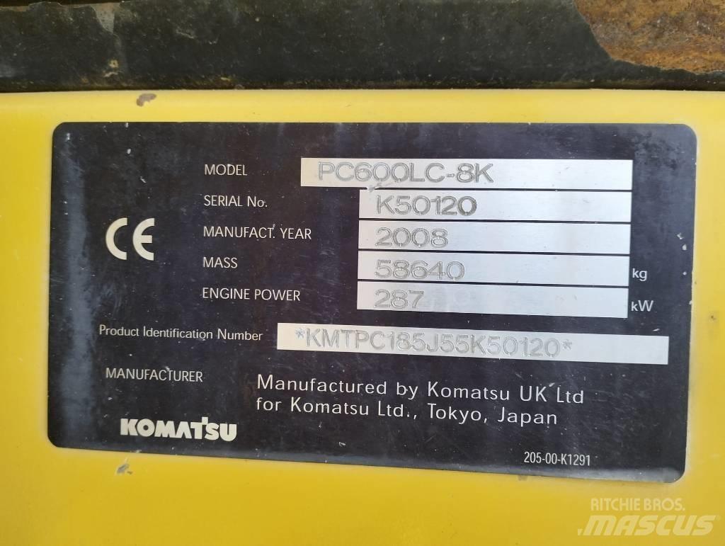 Komatsu PC600LC-8K Bageri gusjeničari