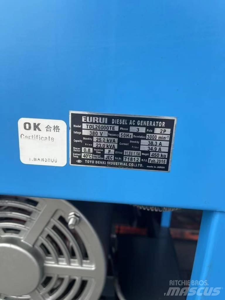 Yanmar 25KVA Dizel agregati