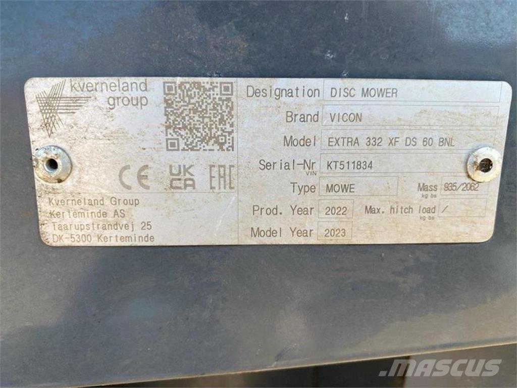 Vicon EXTRA 332 XF Kosilice