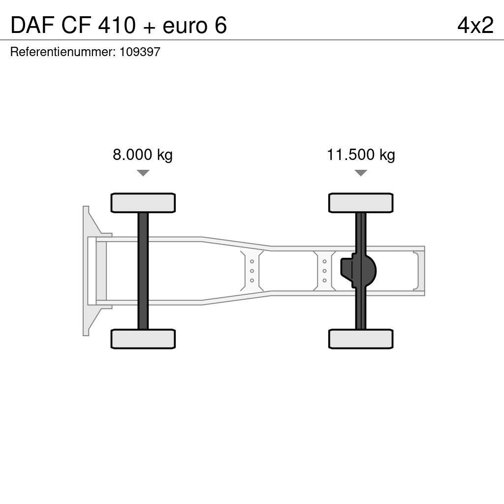 DAF CF 410 + euro 6 Traktorske jedinice