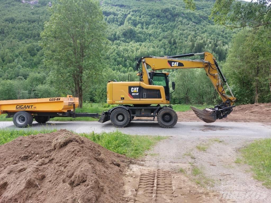 CAT M 314 F Bageri na kotačima