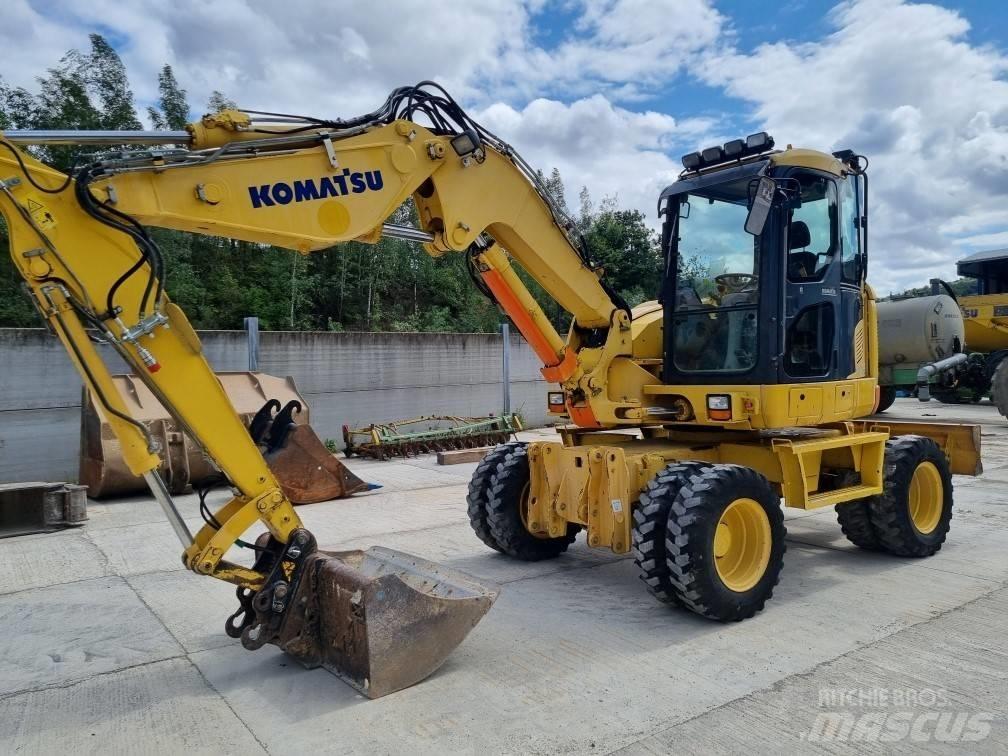 Komatsu PW 118 MR-8 Bageri na kotačima