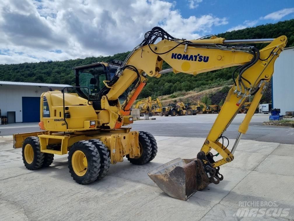 Komatsu PW 118 MR-8 Bageri na kotačima