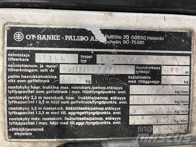 Still EFG1,5 / 6011 Električni viličari