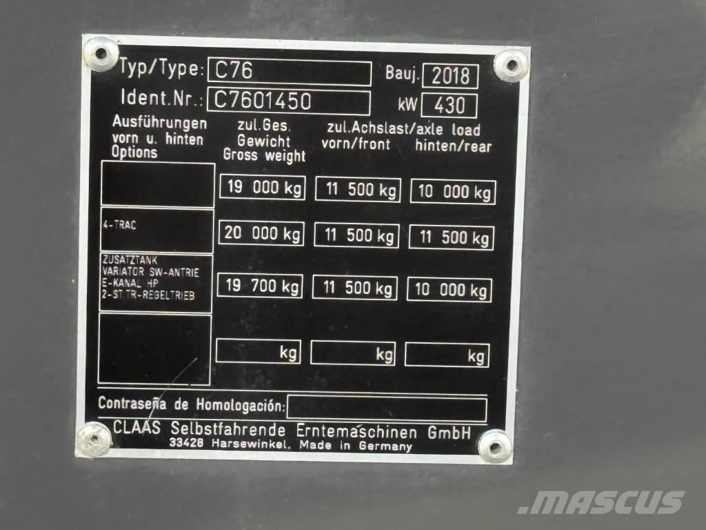 CLAAS Lexion 770 Kombajni