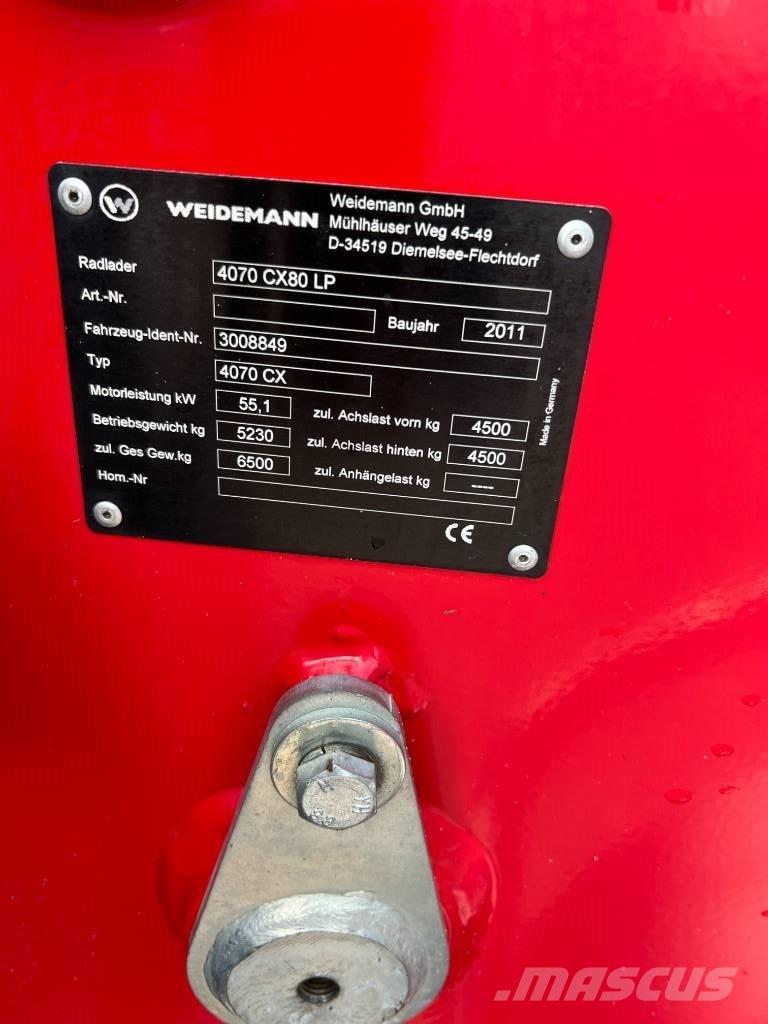 Weidemann 4070CX80LP Utovarivači na kotačima