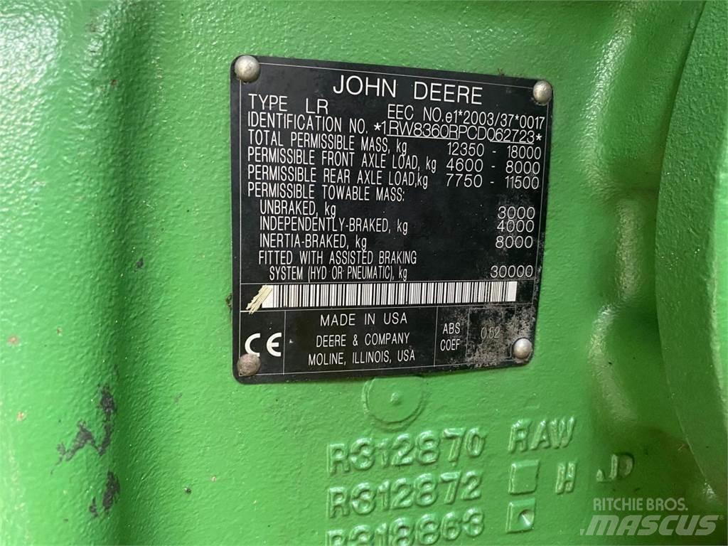 John Deere 8360R Traktori