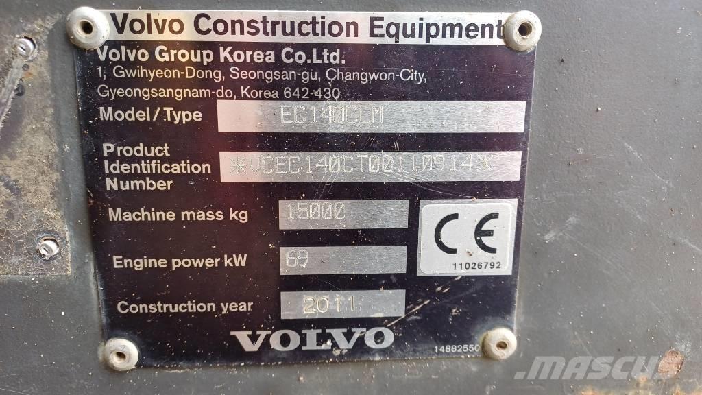 Volvo EC 140 C L M Bageri gusjeničari