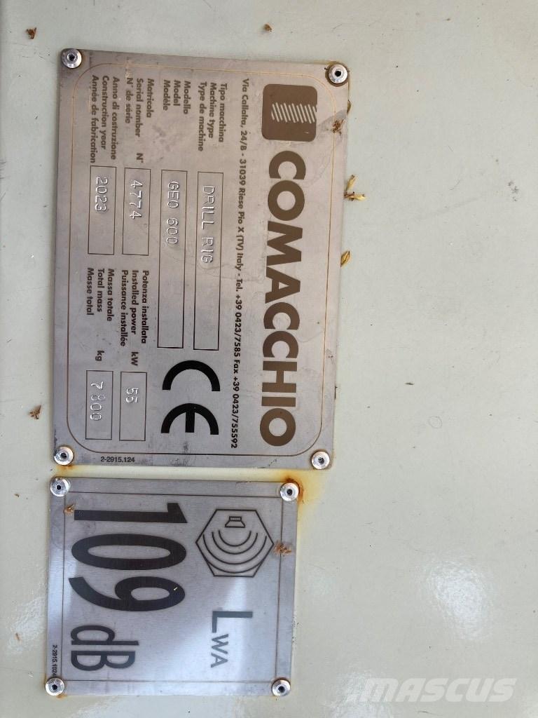 Comacchio Geo600 Bušilice za bunare