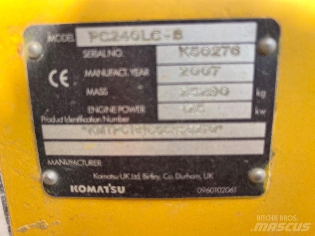 Volvo Pc240-7 Bageri gusjeničari