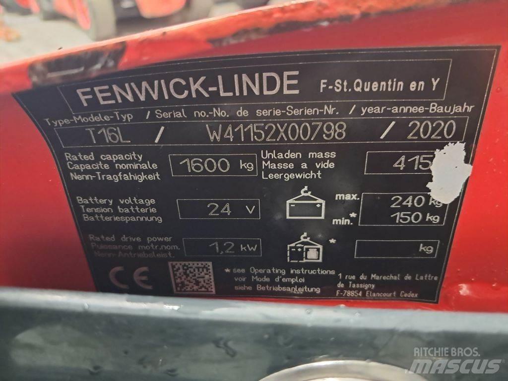 Linde T16L Ručni paletni viličar